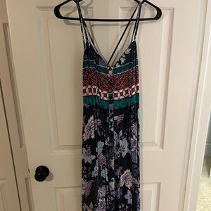 Paisley maxi dress